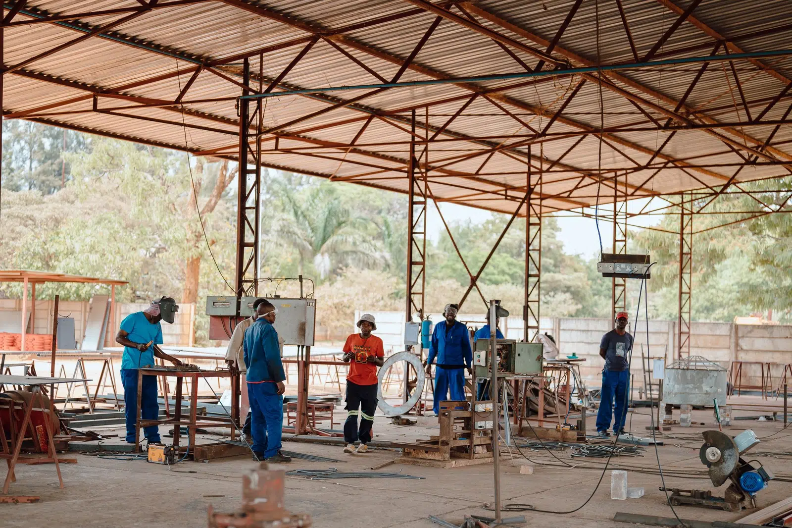 The ROC Systems factory in Chinhoyi where curing and drying equipment is built